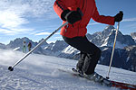 Skiing in the Dolomites